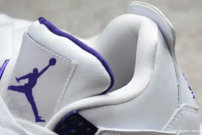 Reps LUCY Air 4 CT8527-115 Purple Jordan Court 0515